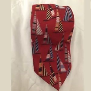 Nicole Miller || Sail Boat Neck Tie